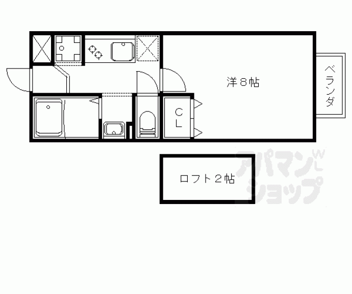 【ＭＯＲＩＭＡＷＡＲＩ　ＷＥＳＴ】間取
