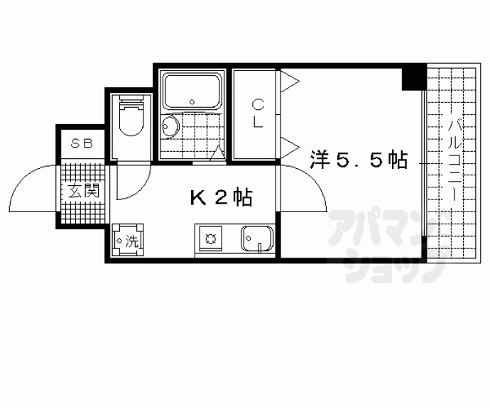 【ＬＡＣＡＳＡ山科】間取