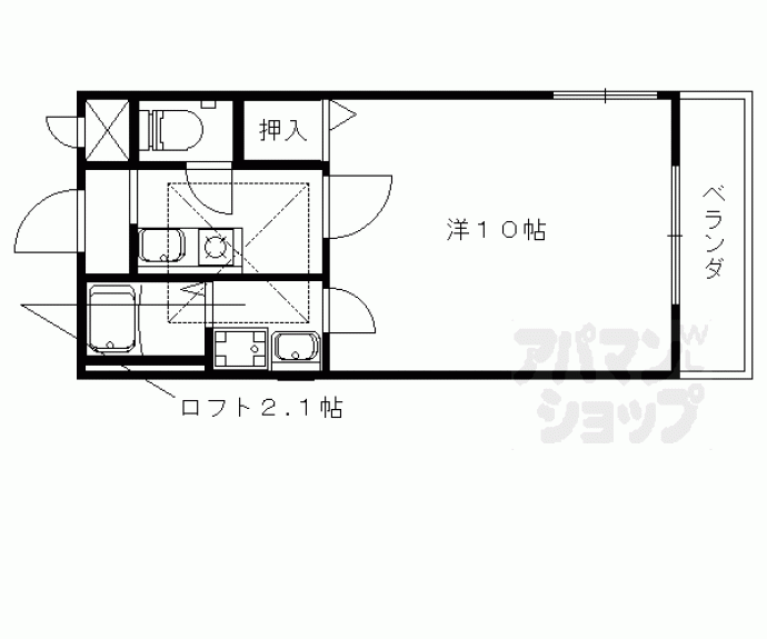 【ファインリバー山科】間取