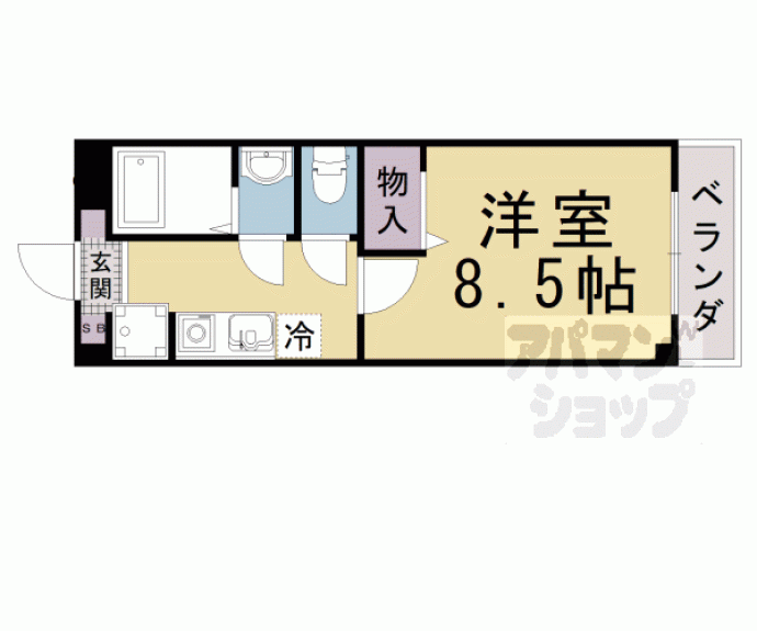 【リファイン椥辻】間取