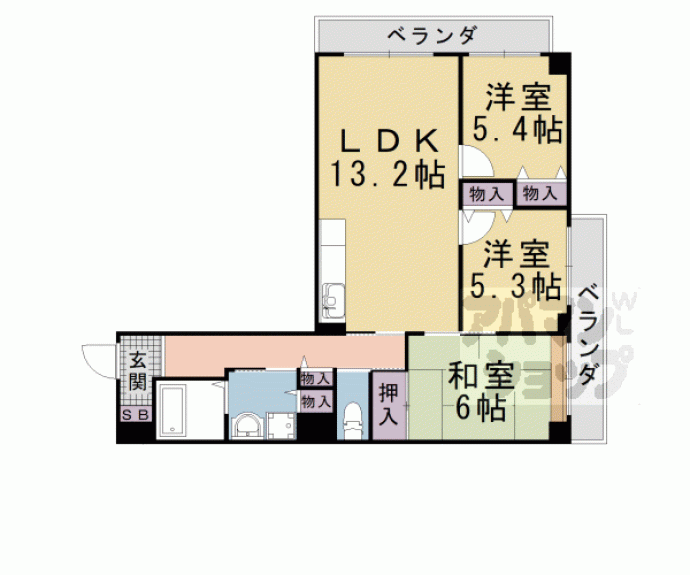 【サイト安朱】間取