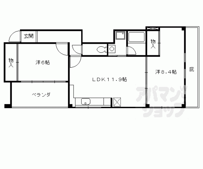 【リヴコーワ】間取