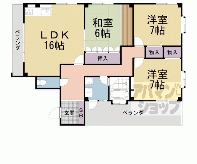 【メゾン斉藤】間取