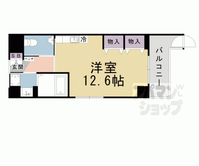 【リヴァーウエスト西野山】間取