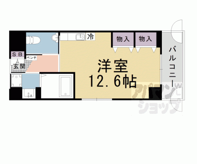 【リヴァーウエスト西野山】間取