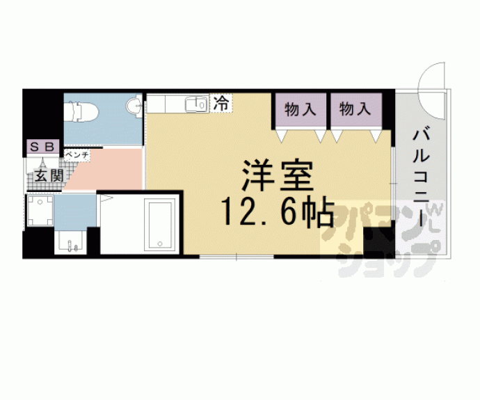 【リヴァーウエスト西野山】間取