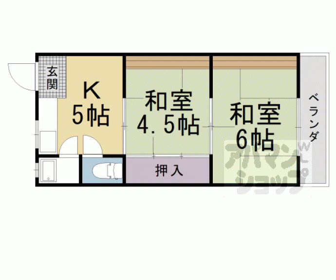 【コーポ田山】間取