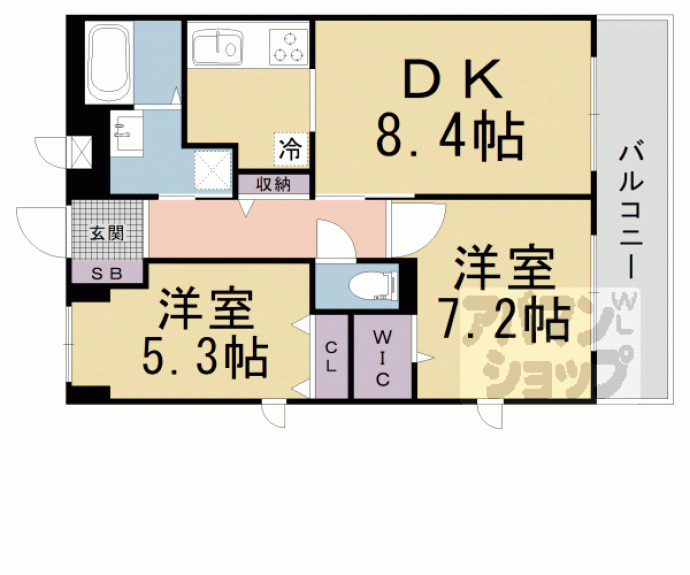 【プロプル音羽】間取