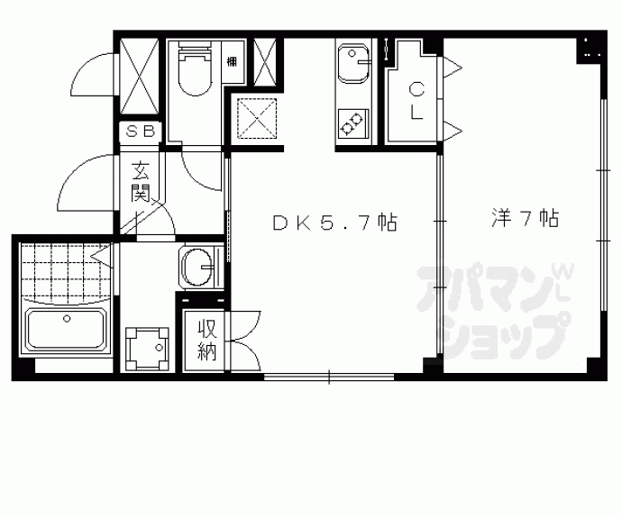 【ハラタテハイツ御陵】間取