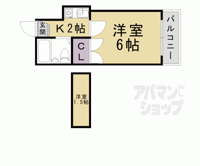 【山科第３】間取