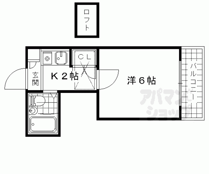 【シネマ御陵】間取