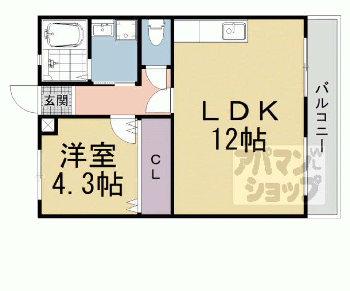 【河村ハイツ】間取