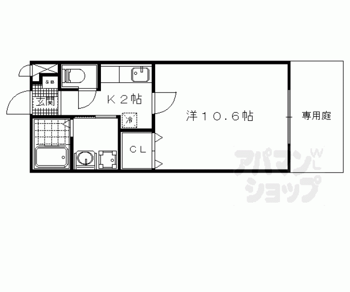 【アルヴェール山科】間取