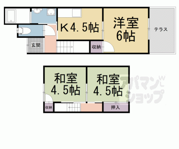 【高橋貸家】間取