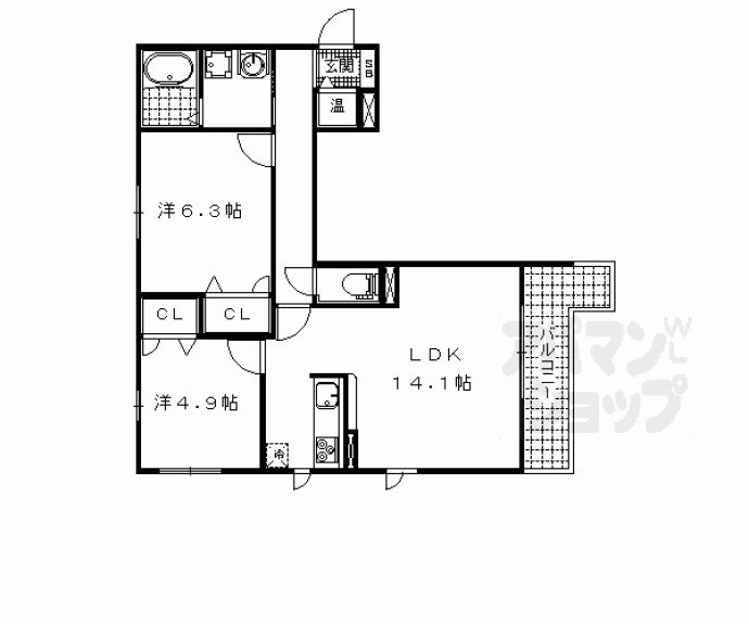 【ラパン】間取