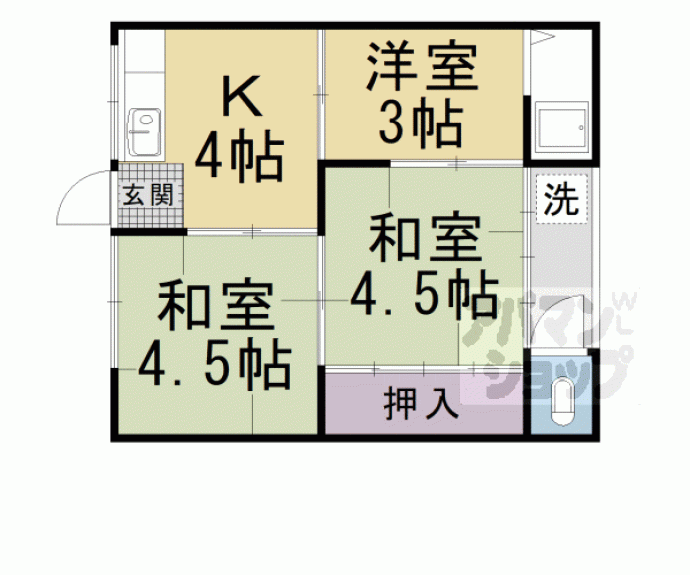 【増田マンション】間取