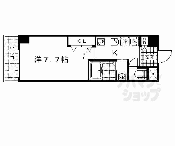 【ＥＡＳＴ　ＧＡＴＥ　京都】間取