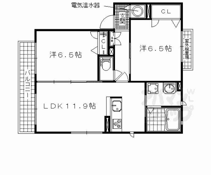 【シャーメゾン三久】間取