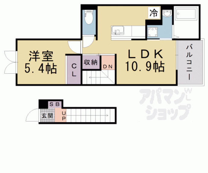 【Endeavor御陵】間取