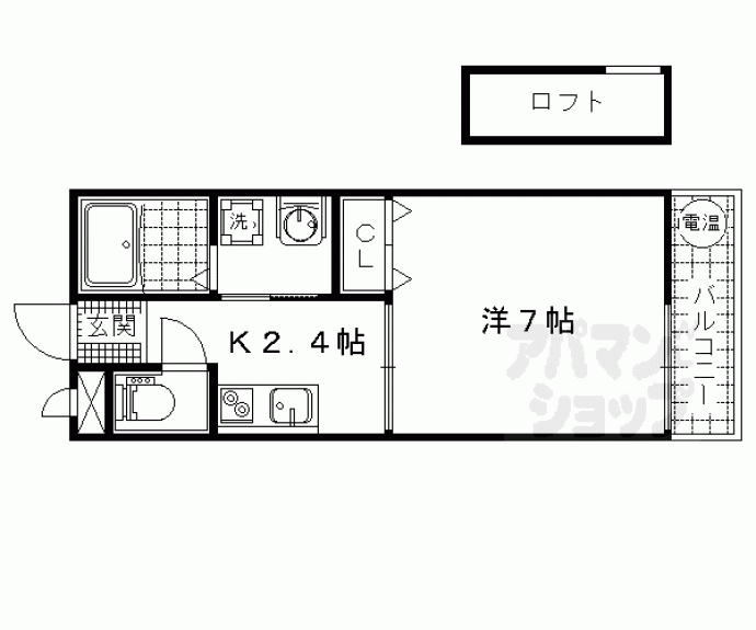 【コフレ八反畑】間取