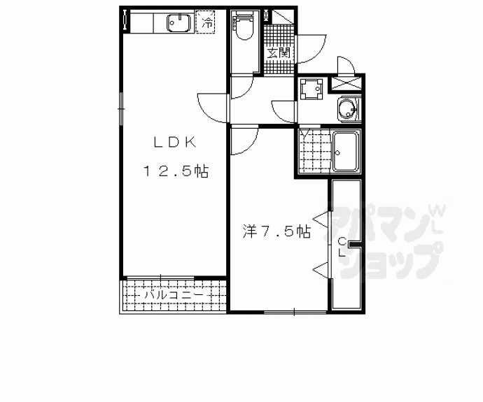 【ロ・ピュール】間取