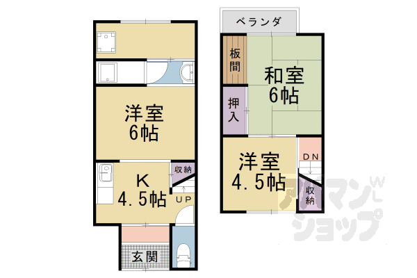 【小山中ノ川町貸家】