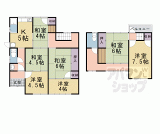 【御陵天徳町貸家】