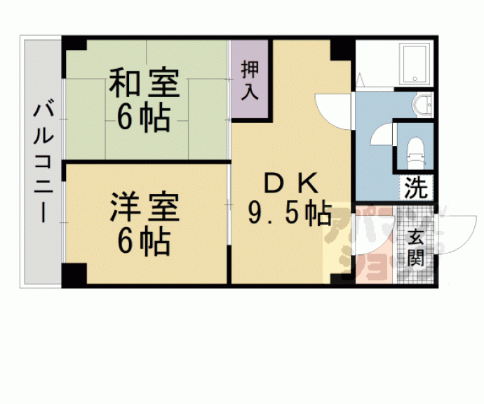 【メイゾン山科】間取