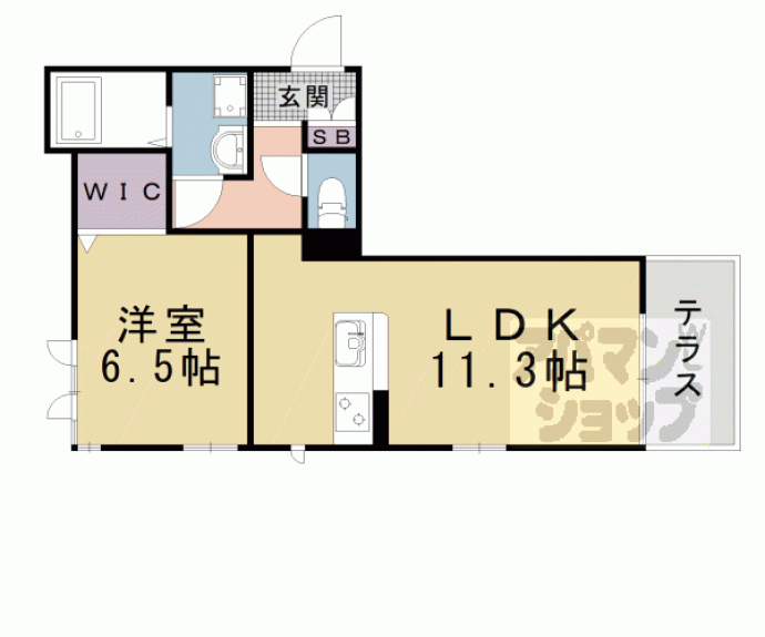 【シャーメゾンコスモⅠ】間取