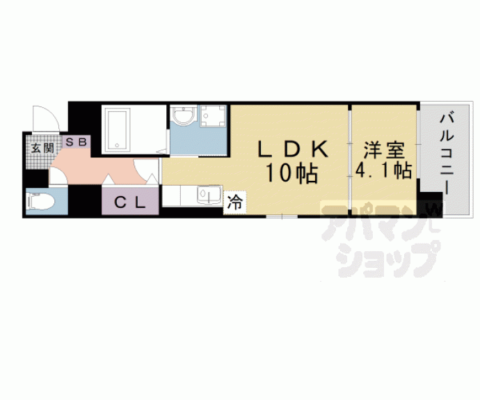 【シカタ　シャンブレットⅠ】間取