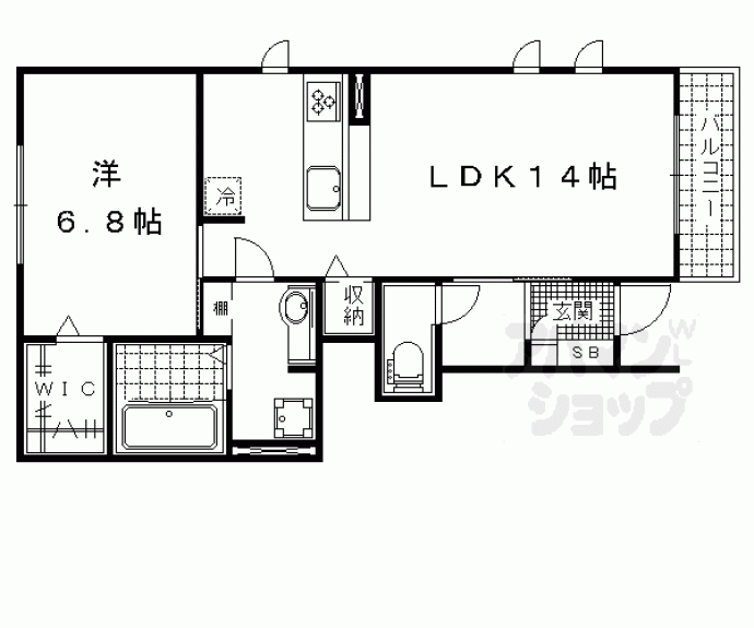 【ＥＸＩＶ小野】間取