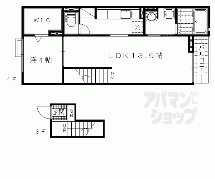 【ラフレシール・ジュネス】間取