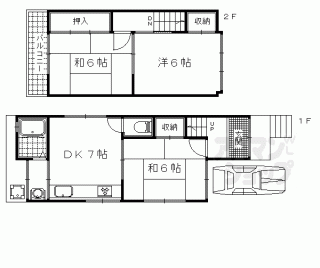 【東野中井ノ上町貸家】