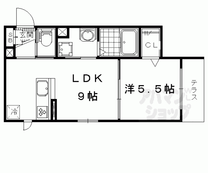 【シャーメゾン伊勢屋】間取