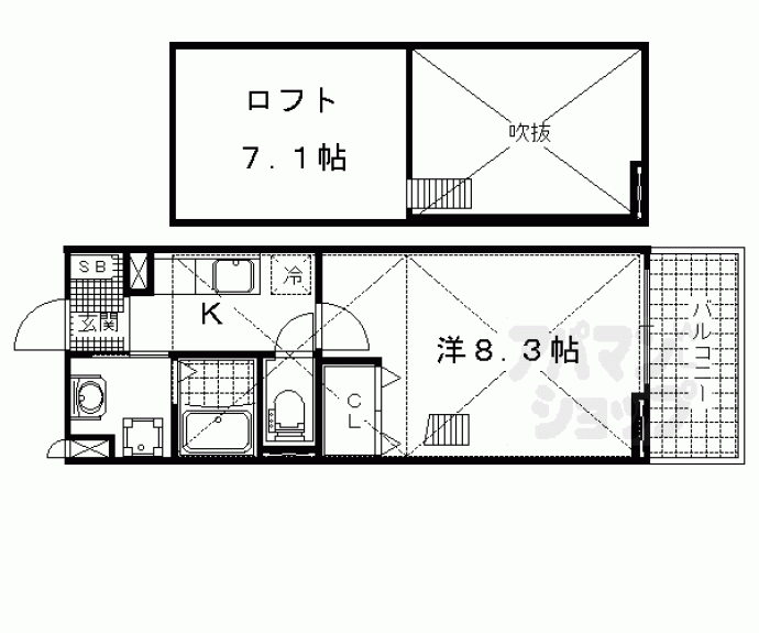 【ボヌール アヴニール Ⅲ】間取