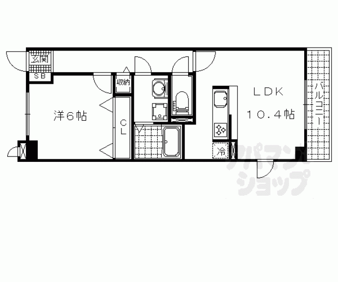 【ラルジュ西金ヶ崎】間取