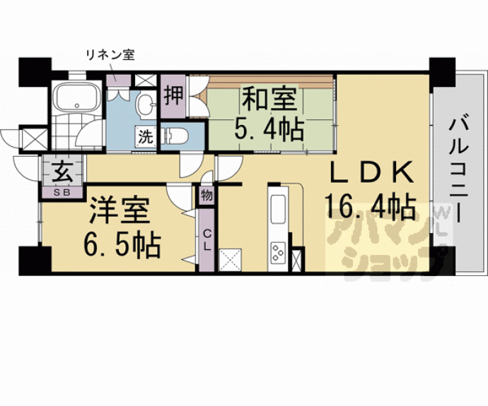 【エスリード京都山科】間取