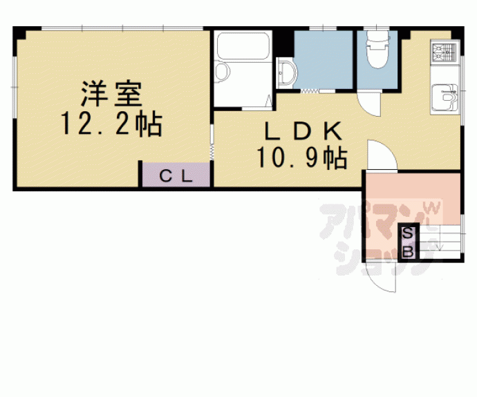 【澤田ビル西館】間取