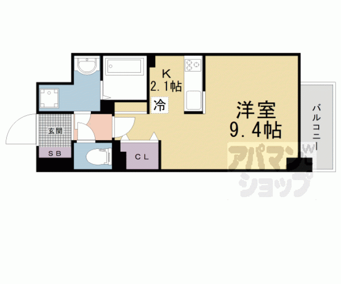 【ヴェルデュール】間取