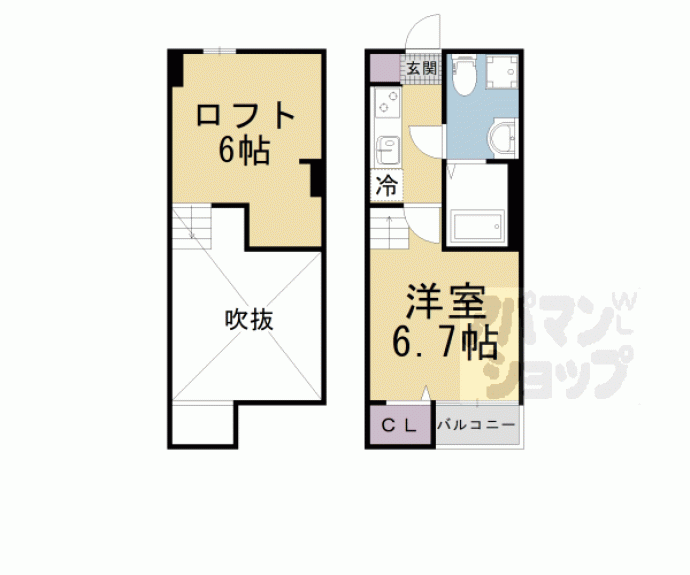【エクル中芝町】間取