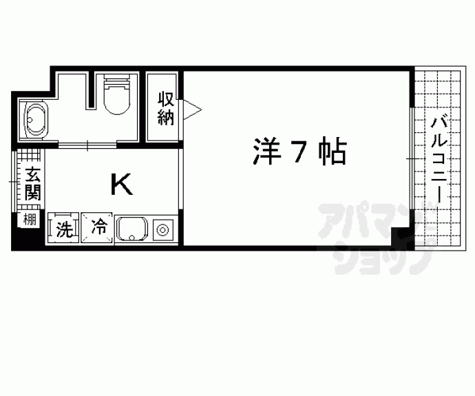 【マカリオス山科】間取