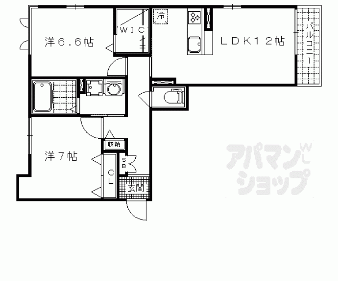 【シャーメゾンＭｉｓｈａ】間取