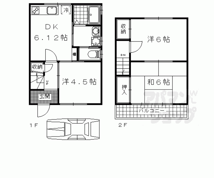 【大塚中溝貸家】間取