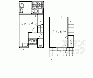 【西野楳本町貸家】