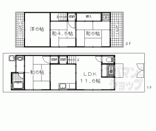 【上野御所ノ内町貸家】