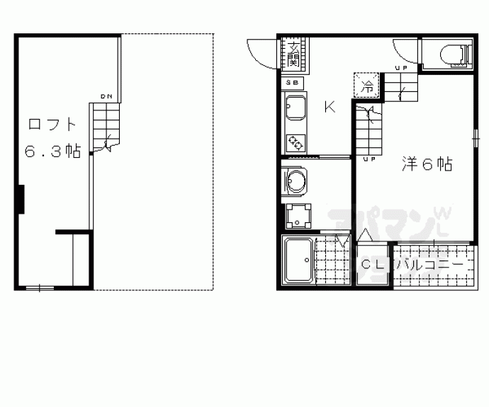【セレサージュ山科】間取