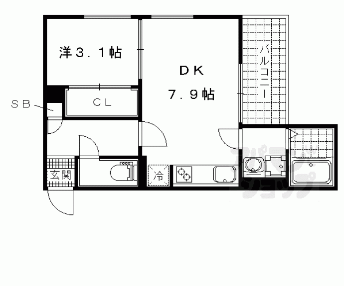 【REGALESTサンメゾン四ノ宮】間取