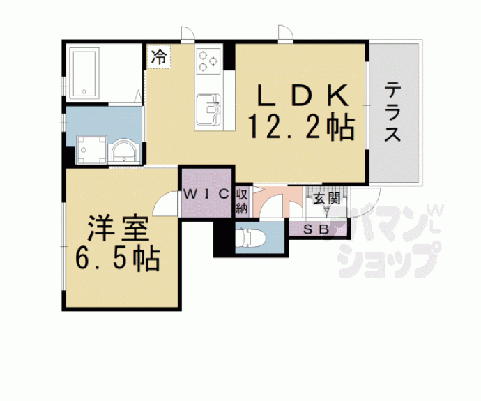 【メゾン・ビオルネⅢ】間取