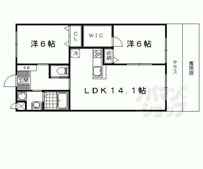 【エルヴィータ安朱】間取