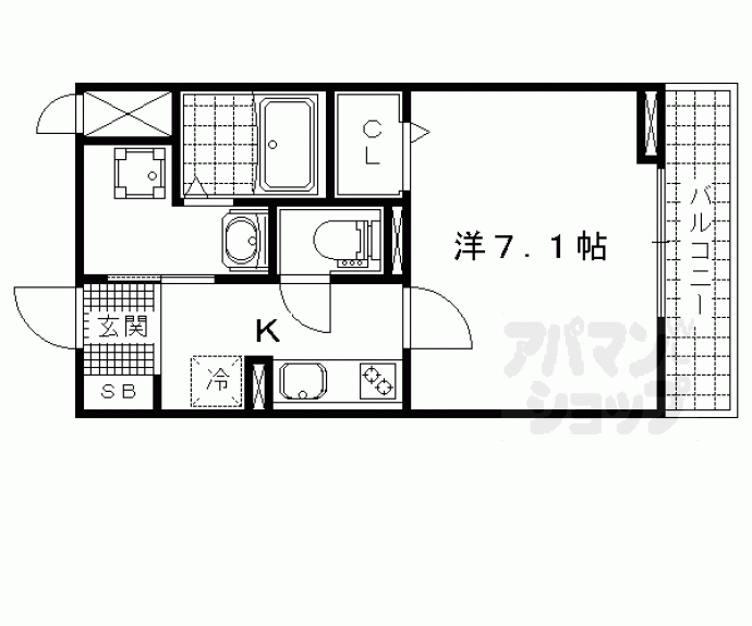 【ル・ソレイユⅡ】間取